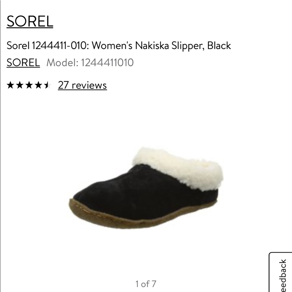Authentic Used sorel slippers